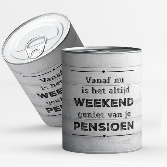 Snoepblik: Vanaf nu is het altijd weekend, geniet van je pensioen