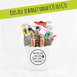 Gin pakket - Na zoveel jaar nog steeds GIN-ieten van elkaar!