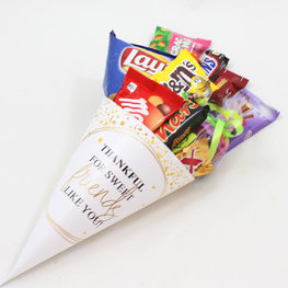 Puntkoker: thankful for sweet friends like you - snoep