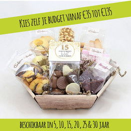 Zoet pakket - ... jaar in dienst! bedankt voor je inzet!