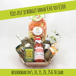 Pasta pakket - ... jaar in dienst! bedankt voor je inzet!